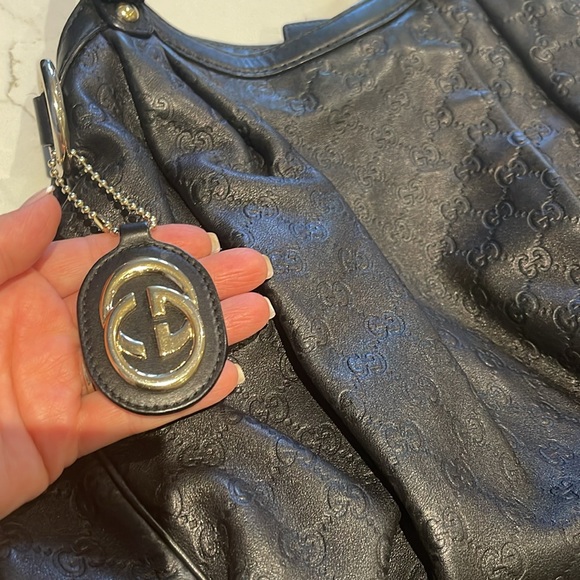 Gucci suckey tote leather bag - Picture 5 of 8